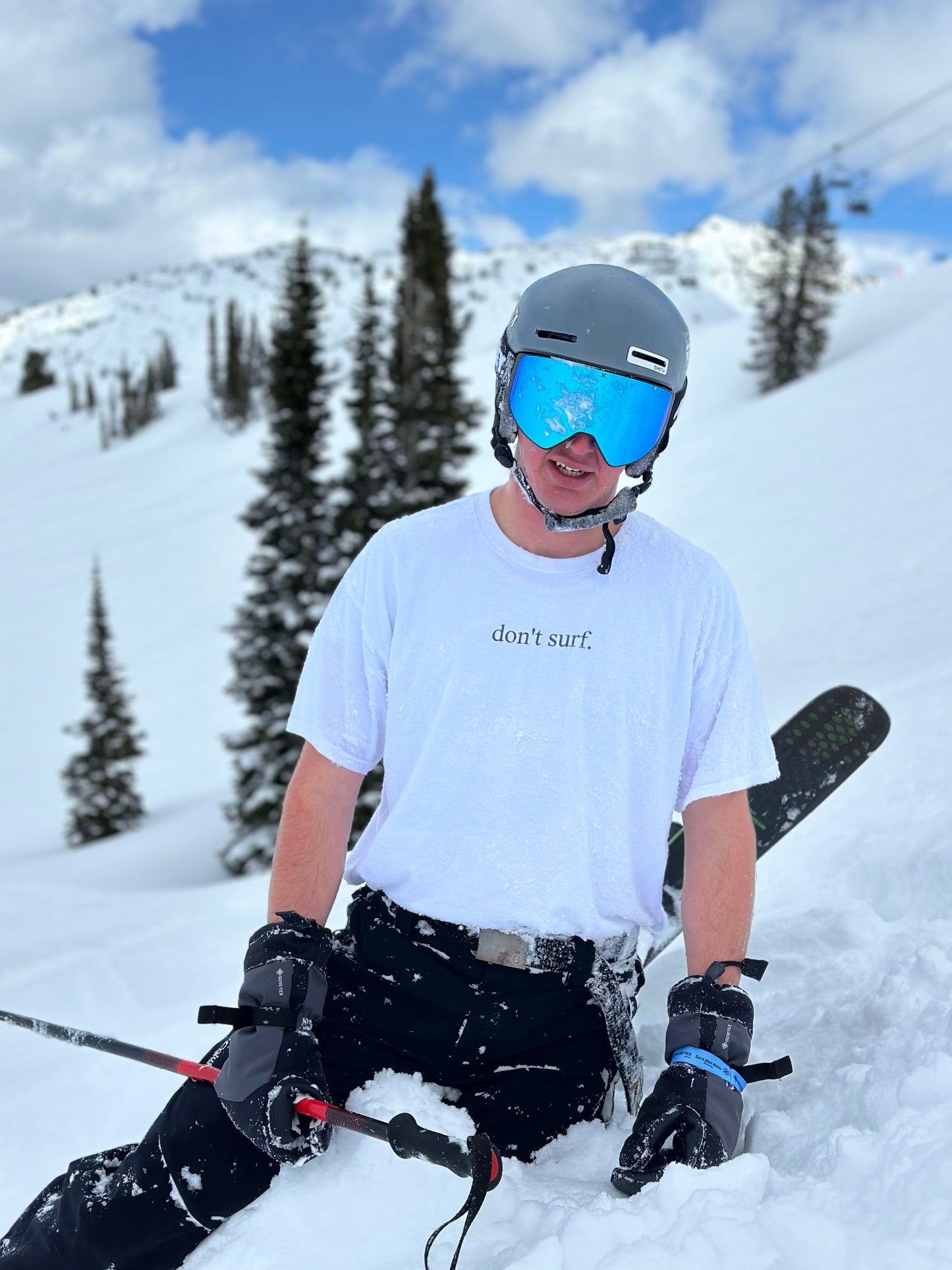 don't surf. original tee